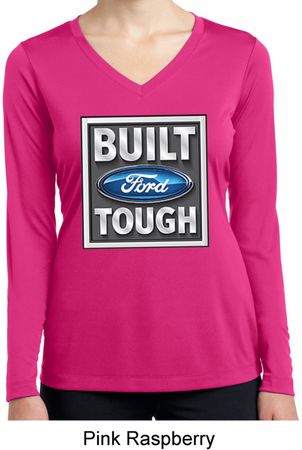 Ladies Ford Shirt Built Ford Tough Dry Wicking Long Sleeve Shirt