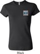 Ladies Ford Shirt Built Ford Tough Pocket Print Crewneck Tee T-Shirt