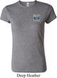 Ladies Ford Shirt Built Ford Tough Pocket Print Crewneck Tee T-Shirt