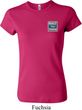 Ladies Ford Shirt Built Ford Tough Pocket Print Crewneck Tee T-Shirt