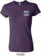 Ladies Ford Shirt Built Ford Tough Pocket Print Crewneck Tee T-Shirt