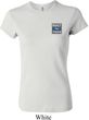 Ladies Ford Shirt Built Ford Tough Pocket Print Crewneck Tee T-Shirt
