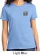 Ladies Ford Shirt Built Ford Tough Pocket Print Tee T-Shirt