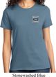 Ladies Ford Shirt Built Ford Tough Pocket Print Tee T-Shirt