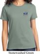 Ladies Ford Shirt Built Ford Tough Pocket Print Tee T-Shirt