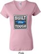 Ladies Ford Shirt Built Ford Tough V-neck Tee T-Shirt