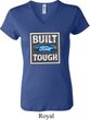 Ladies Ford Shirt Built Ford Tough V-neck Tee T-Shirt