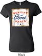 Ladies Ford Shirt Distressed Genuine Ford Parts Crewneck Tee T-Shirt
