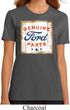 Ladies Ford Shirt Distressed Genuine Ford Parts Organic Tee T-Shirt