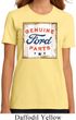 Ladies Ford Shirt Distressed Genuine Ford Parts Organic Tee T-Shirt