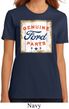 Ladies Ford Shirt Distressed Genuine Ford Parts Organic Tee T-Shirt