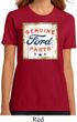 Ladies Ford Shirt Distressed Genuine Ford Parts Organic Tee T-Shirt