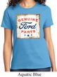 Ladies Ford Shirt Distressed Genuine Ford Parts Tee T-Shirt