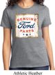 Ladies Ford Shirt Distressed Genuine Ford Parts Tee T-Shirt