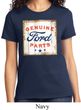 Ladies Ford Shirt Distressed Genuine Ford Parts Tee T-Shirt