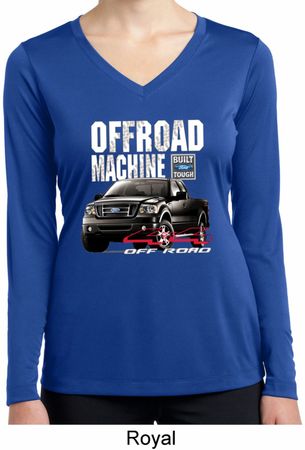 Ladies Ford Shirt F-150 4X4 Off Road Machine Dry Wicking Long Sleeve