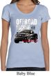 Ladies Ford Shirt F-150 4X4 Off Road Machine Scoop Neck Shirt