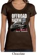 Ladies Ford Shirt F-150 4X4 Off Road Machine Scoop Neck Shirt