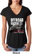 Ladies Ford Shirt F-150 4X4 Off Road Machine Tri Blend V-Neck Shirt