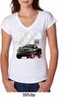 Ladies Ford Shirt F-150 4X4 Off Road Machine Tri Blend V-Neck Shirt