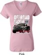 Ladies Ford Shirt F-150 4X4 Off Road Machine V-neck Shirt