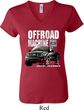Ladies Ford Shirt F-150 4X4 Off Road Machine V-neck Shirt