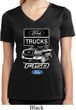 Ladies Ford Shirt F-150 Truck Moisture Wicking V-neck Shirt
