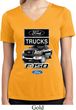 Ladies Ford Shirt F-150 Truck Moisture Wicking V-neck Shirt