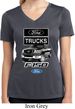 Ladies Ford Shirt F-150 Truck Moisture Wicking V-neck Shirt