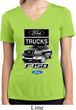 Ladies Ford Shirt F-150 Truck Moisture Wicking V-neck Shirt