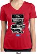 Ladies Ford Shirt F-150 Truck Moisture Wicking V-neck Shirt