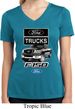 Ladies Ford Shirt F-150 Truck Moisture Wicking V-neck Shirt