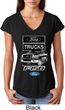 Ladies Ford Shirt F-150 Truck Tri Blend V-Neck Shirt