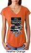 Ladies Ford Shirt F-150 Truck Tri Blend V-Neck Shirt