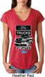 Ladies Ford Shirt F-150 Truck Tri Blend V-Neck Shirt