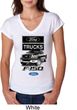 Ladies Ford Shirt F-150 Truck Tri Blend V-Neck Shirt
