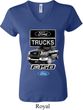 Ladies Ford Shirt F-150 Truck V-neck Shirt