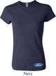 Ladies Ford Shirt Ford Oval Bottom Print Crewneck Tee T-Shirt