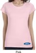 Ladies Ford Shirt Ford Oval Bottom Print Longer Length Tee T-Shirt