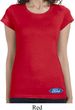 Ladies Ford Shirt Ford Oval Bottom Print Longer Length Tee T-Shirt