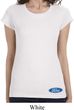 Ladies Ford Shirt Ford Oval Bottom Print Longer Length Tee T-Shirt