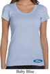 Ladies Ford Shirt Ford Oval Bottom Print Scoop Neck Tee T-Shirt