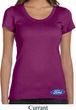 Ladies Ford Shirt Ford Oval Bottom Print Scoop Neck Tee T-Shirt