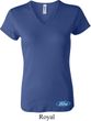 Ladies Ford Shirt Ford Oval Bottom Print V-neck Tee T-Shirt