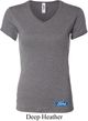 Ladies Ford Shirt Ford Oval Bottom Print V-neck Tee T-Shirt