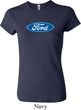 Ladies Ford Shirt Ford Oval Crewneck Tee T-Shirt