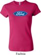 Ladies Ford Shirt Ford Oval Crewneck Tee T-Shirt