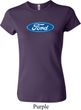 Ladies Ford Shirt Ford Oval Crewneck Tee T-Shirt
