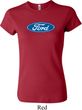 Ladies Ford Shirt Ford Oval Crewneck Tee T-Shirt