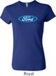 Ladies Ford Shirt Ford Oval Crewneck Tee T-Shirt